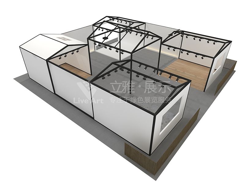 廣州舊用文化展位展臺效果圖2